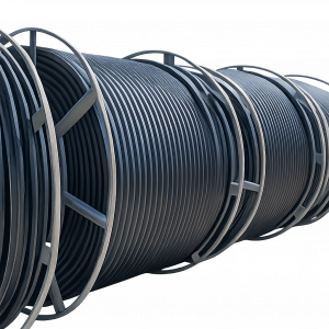PE-HD Rohr auf Trommeln